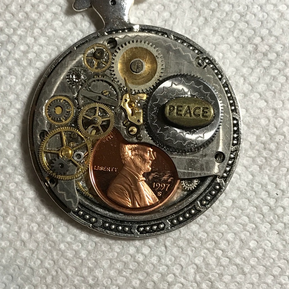 💥SPECIAL💥Penny Steampunk Pocket Watch  Necklace - Picture 5 of 7